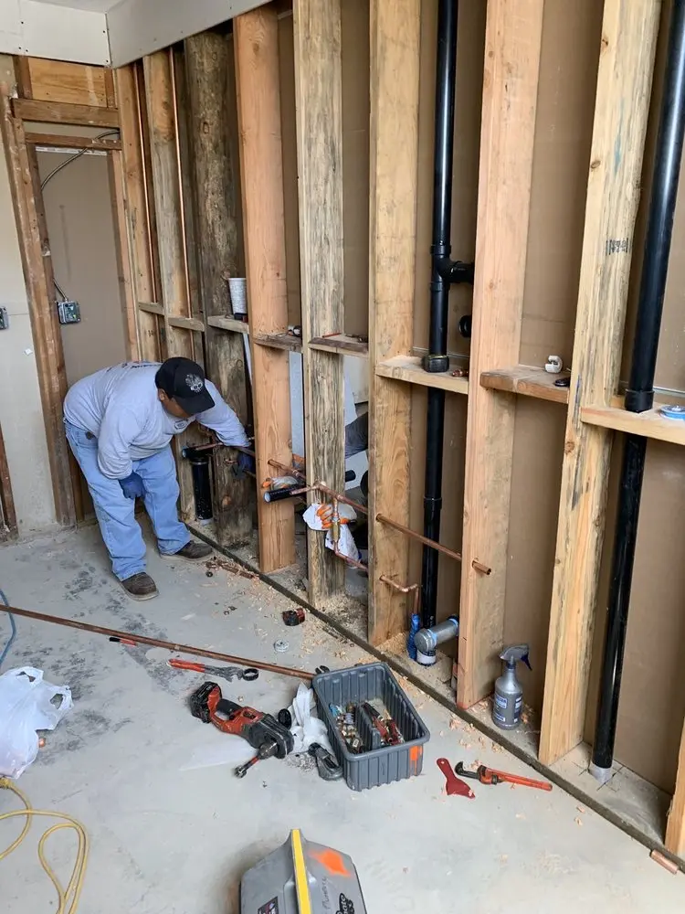 Commercial rough-in plumbing for Gas Line Repair in Laurelwood